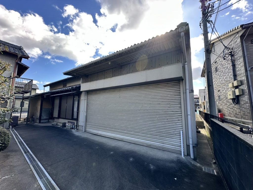 鉄骨造平屋建住宅兼車庫解体工事・刈谷市地内