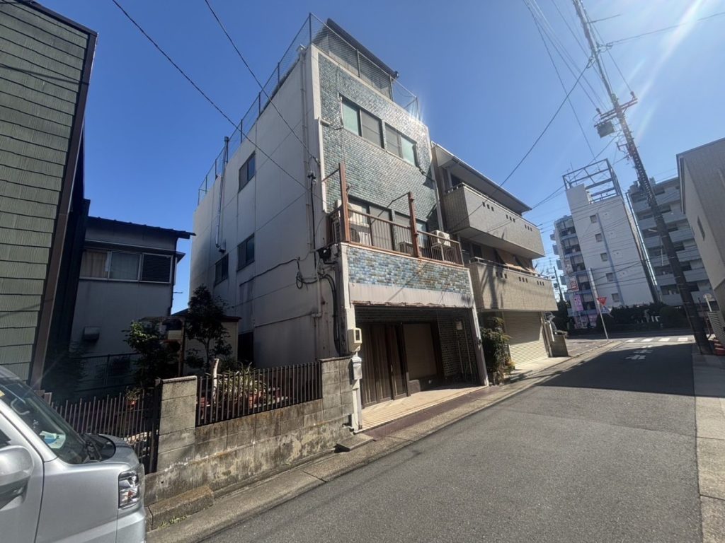 鉄骨造３階建店舗兼住宅解体工事・名古屋市地内